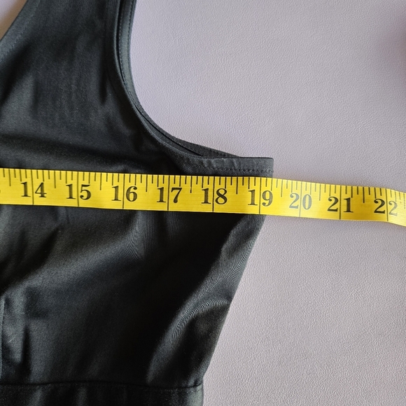 Alfani Button Front Midi Dress Women's L‎ Minimalist Neutral Goth Dark Feminine - Picture 11 of 13